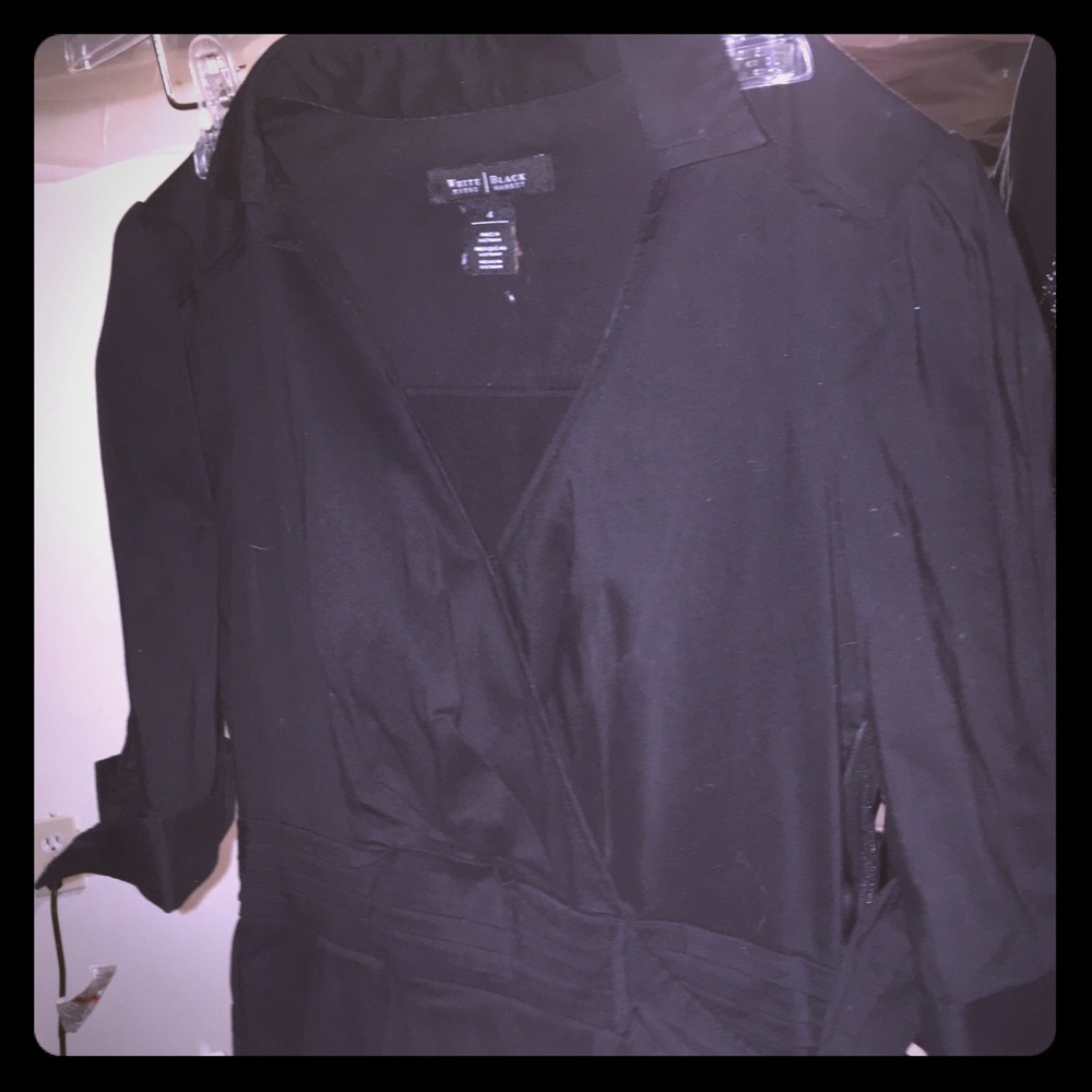 White house black market size for black dress nwot